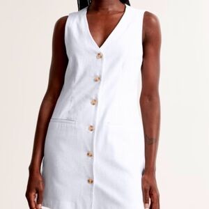 Abercrombie & Fitch White Mini Dress